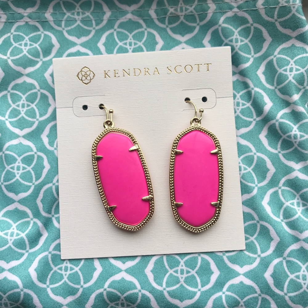 Kendra Scott Pink Elle Earrings